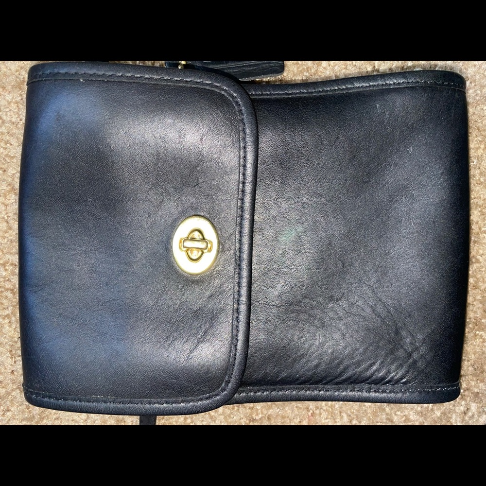 Vintage Black Coach Crossbody